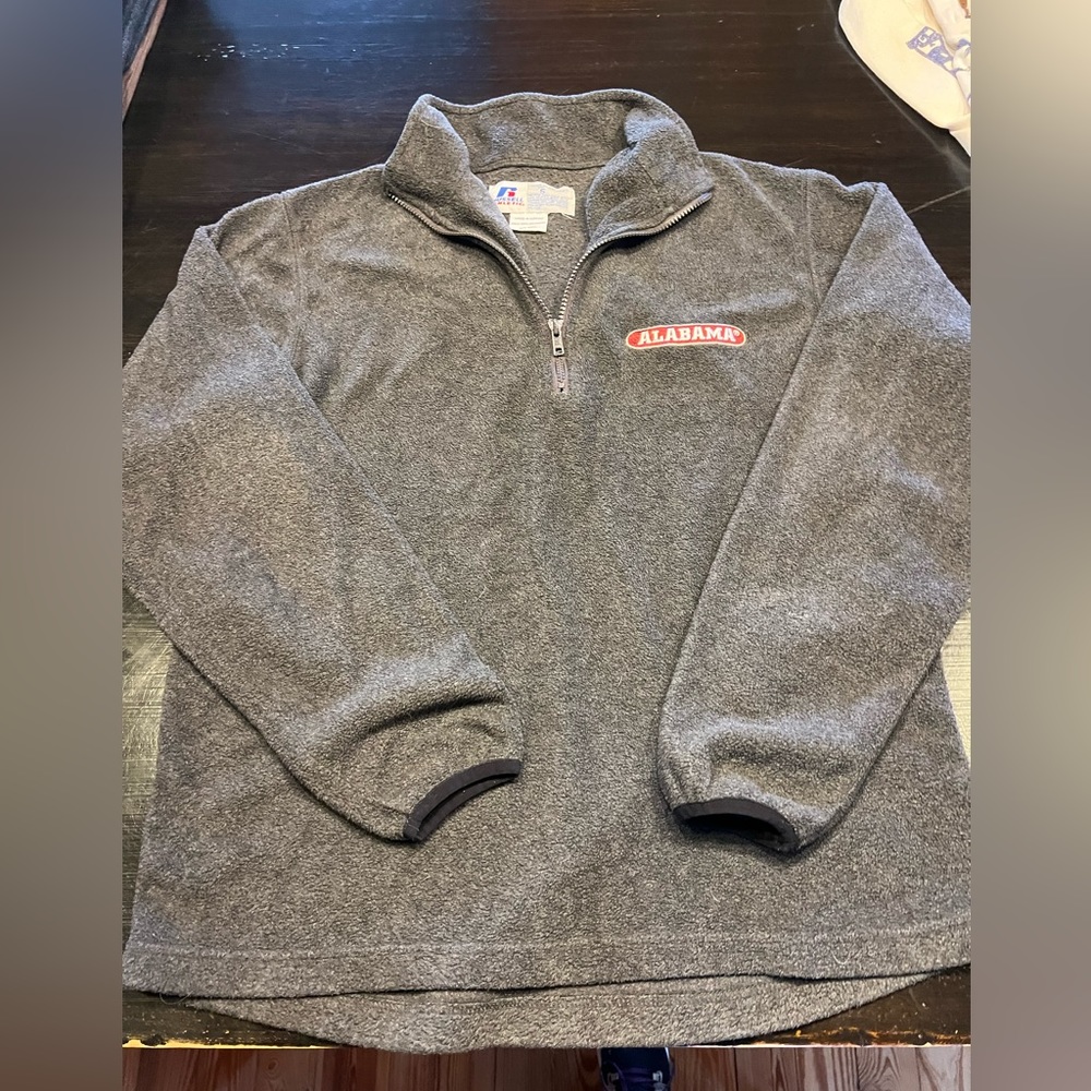 ALABAMA Fleece pullover S Russell Athletic Grey Ladies